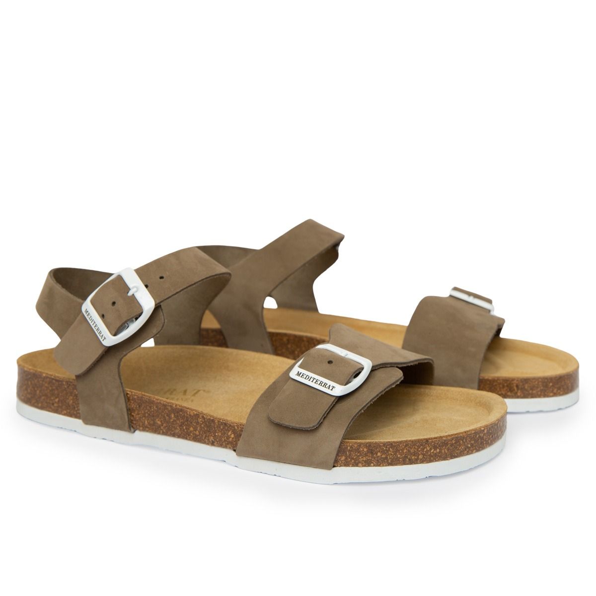 Porto Vecchio Closing Leather Nobuck Cuero & White