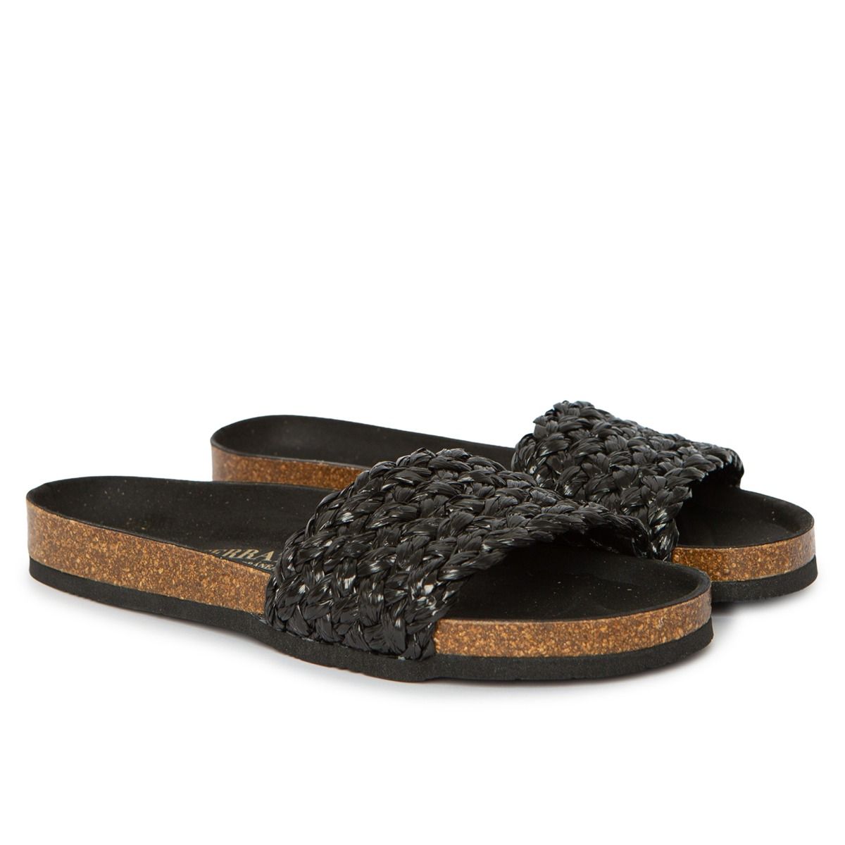 Atenas Vegan Raffia Braid Caramel-1