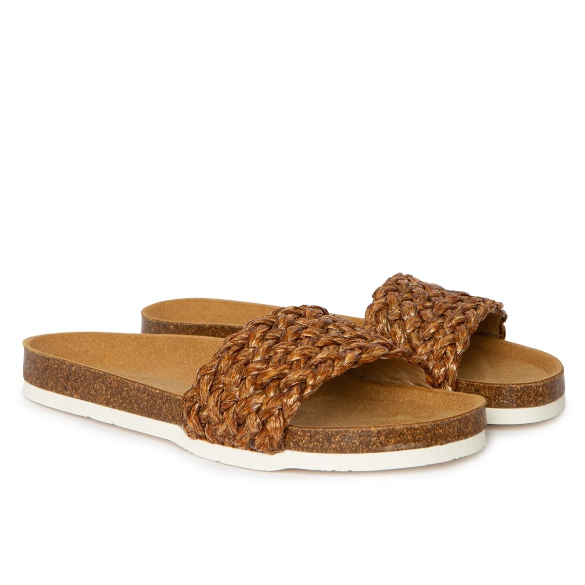 Atenas Vegan Raffia Braid Beige-1