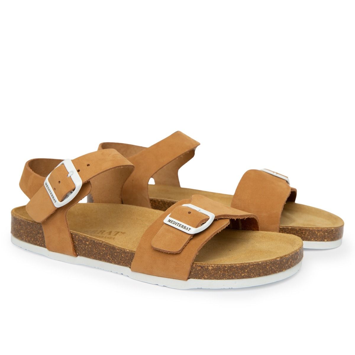 Porto Vecchio Closing Leather Nobuck Beige & White